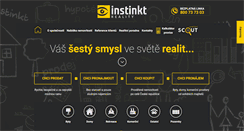 Desktop Screenshot of instinkt-reality.cz